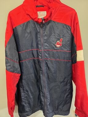 New With Tags Majestic MLB Clevland Indians Mens Medium Coat